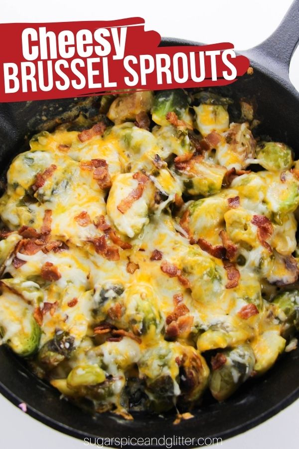 Cheesy Brussel Sprout Bake