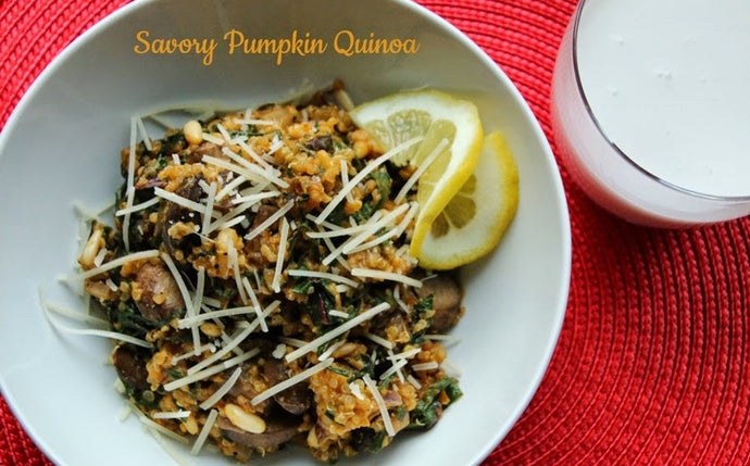 Savory Pumpkin Quinoa [Vegan]