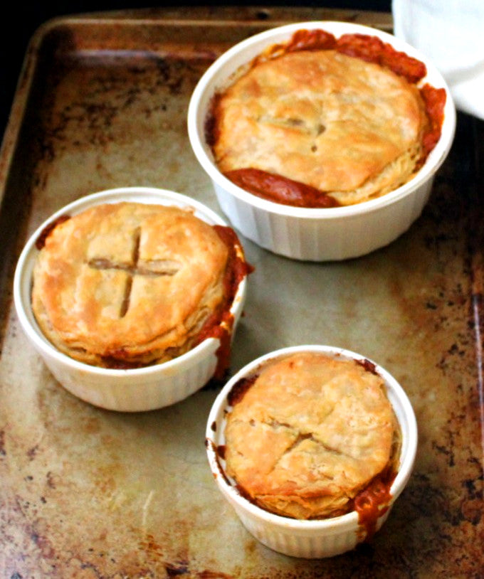 Vegan Chicken Tikka Masala Pot Pie