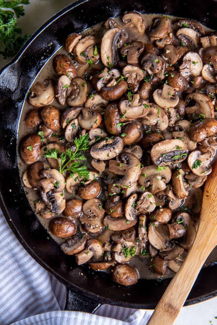 Sautéed Mushrooms for Steak