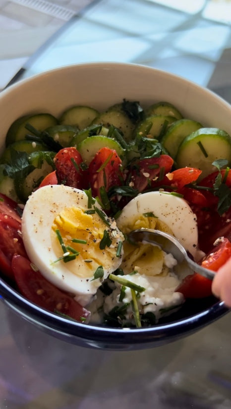 Savory Cottage Cheese Breakfast Bowl