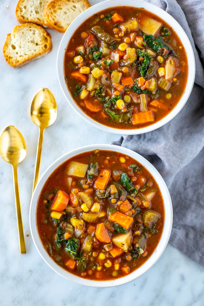 The Best Crockpot Vegetable Soup