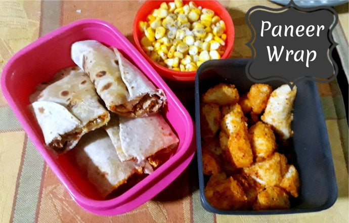 Paneer Burji Wrap | How to make Easy Paneer Frankie