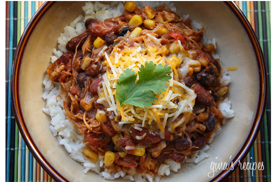 Crock Pot Chicken Taco Chili