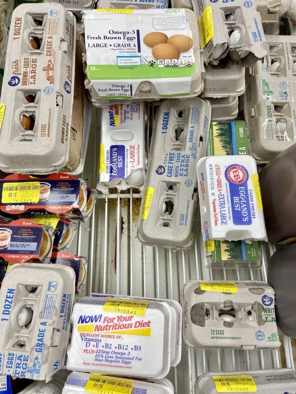 Five Frugal Things | scratch and dent eggs