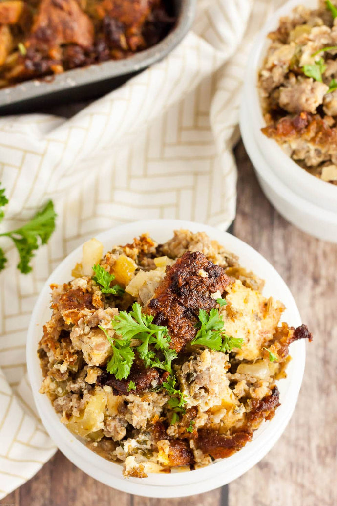 Keto Sausage Stuffing