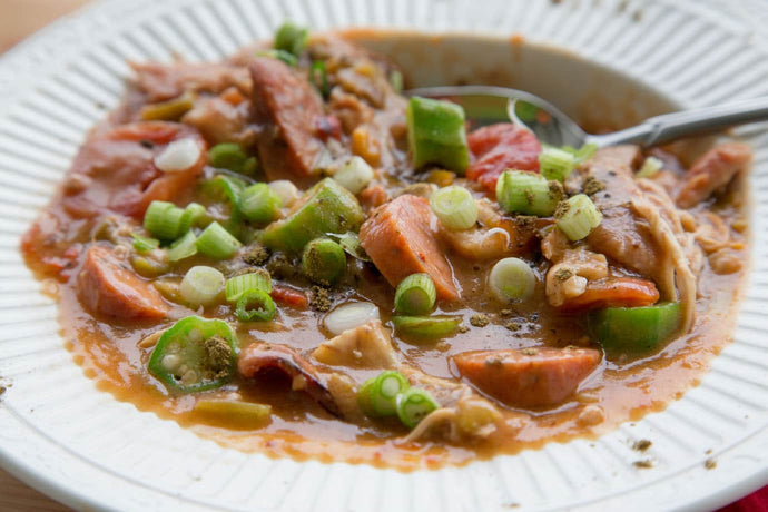 Quick and Easy Skillet Chicken Gumbo Recipe