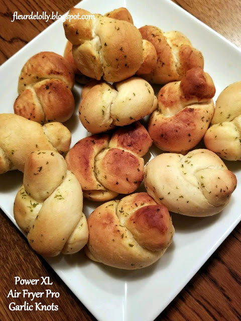 Power XL Air Fryer Pro:  Baked Garlic Knots