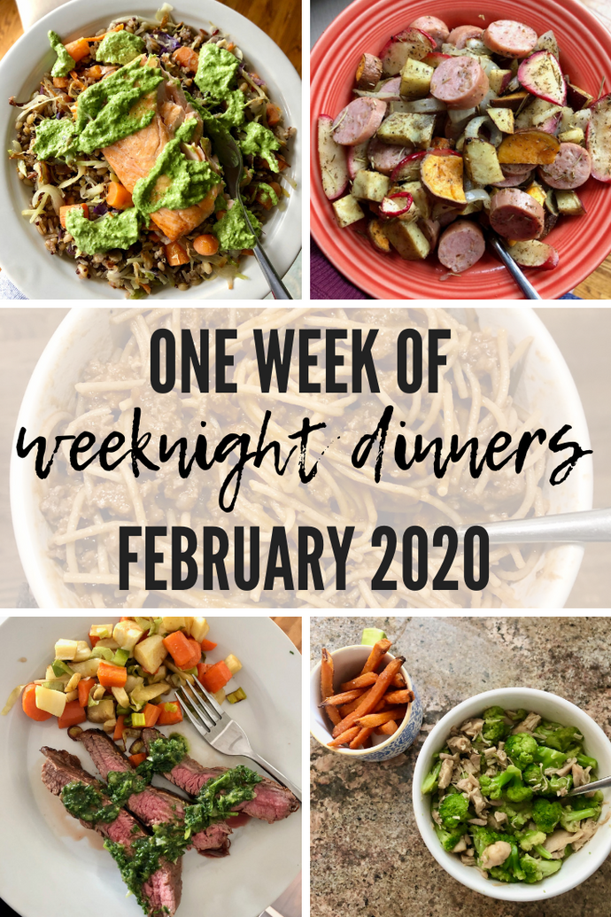 Week of Weeknight Dinners: February 2020