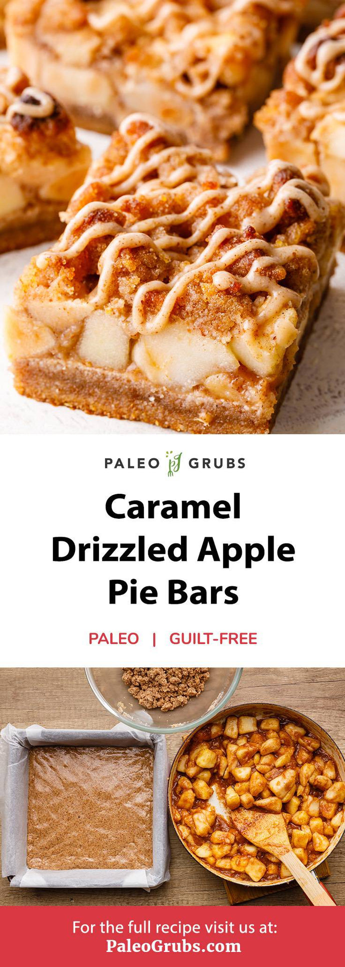 How to Make Caramel Drizzled Apple Pie Bar