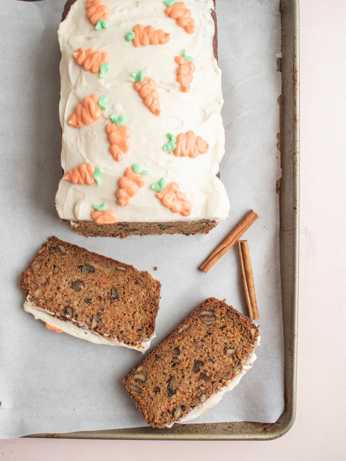 All you’ll need is one bowl and a craving for moist and delicious carrot cake to make this recipe!