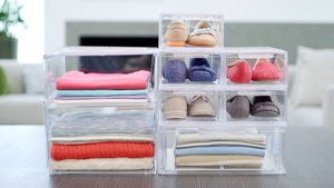 Clear Stacking Drawers & Bins by The Container Store (6 years ago)