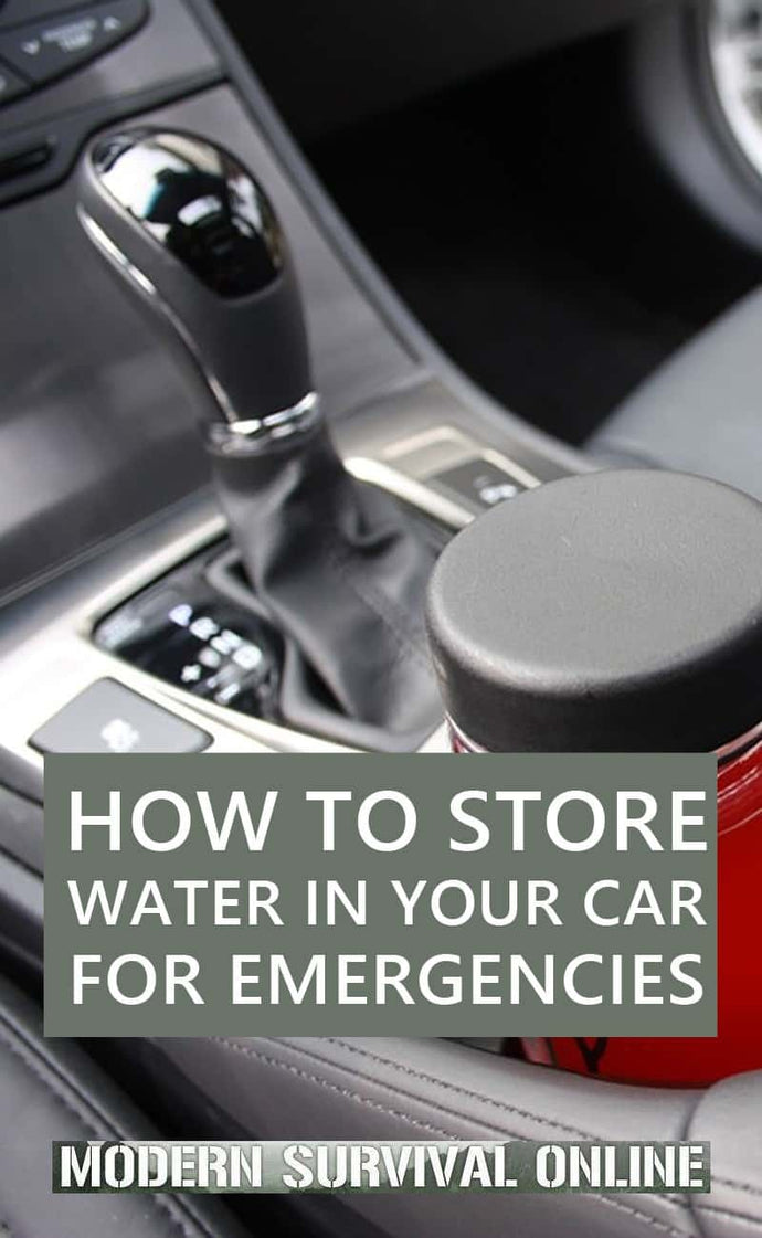 How to Store Water in Your Car for Emergencies