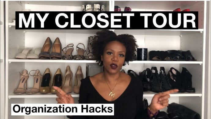 MY CLOSET TOUR // Organization Hacks IKEA Pax System Container Store Large Drop Front Shoe Boxes by Cathy Mekondo (3 months ago)