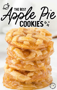 These apple pie cookies are everything you love about a classic apple pie baked in a fun, mini version