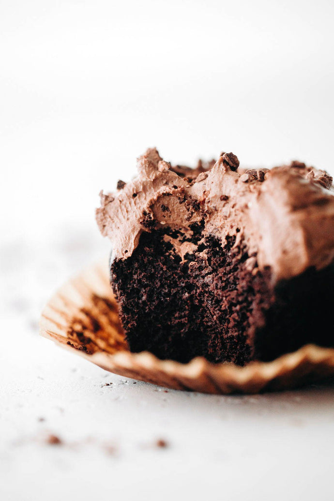 Moist, fluffy, simple, and arguably PERFECT vegan paleo chocolate cupcakes