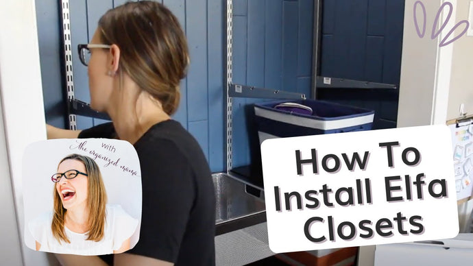 How To Install Elfa Closet System by Organized Mamas (1 year ago)