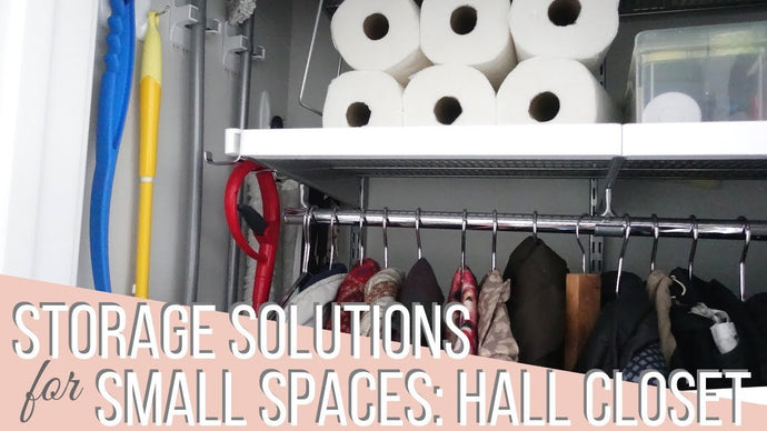 Storage Solutions for Small Spaces | HALL CLOSET EDITION by The Organized Soprano (3 years ago)