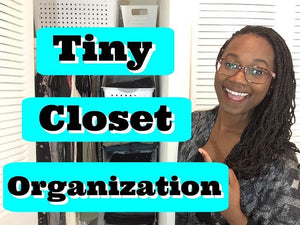 Small Closet Organization | Apartment Closet Makeover Hello! This week I decided to reorganize my tiny apartment closet! I hope you enjoy the video and don't ...