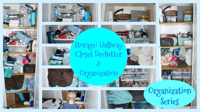 Storage/ Hallway Closet Declutter & Organization | Organization Series by Crystal Pinney (4 years ago)