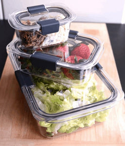 Check out this Rubbermaid Brilliance Set Sale today – grab a 10 piece set for under $20!  This would make a great start to meal prepping or a wedding gift. 