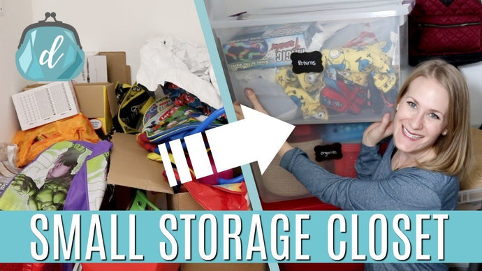 SMALL SPACE ORGANIZING 💙 Storage Closet Makeover & Speed Clean With Me by Do It On A Dime (3 years ago)