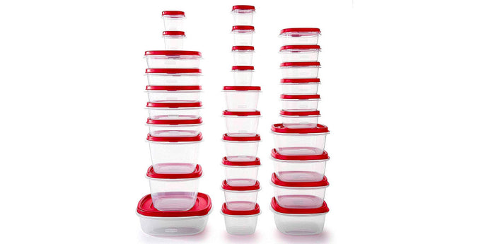 Amazon offers this set of 30 Rubbermaid food storage containers for $24.99 with free shipping for Prime members or on orders over $25