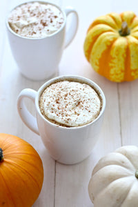 These Pumpkin Spice Lattes are just like the Starbucks drink – this version is made with real pumpkin puree and less sugar