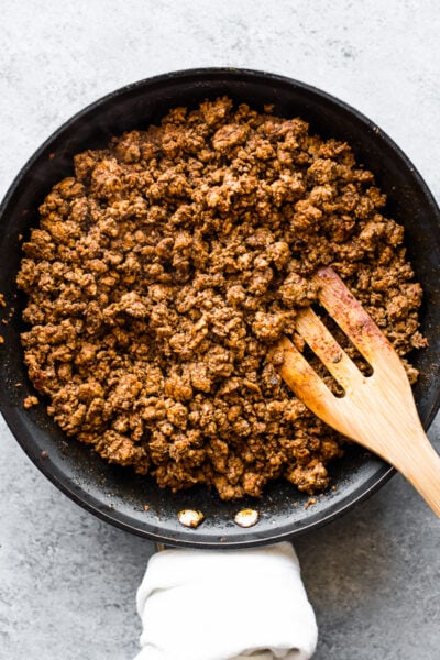 A homemade chorizo recipe that’s easy to make and more flavorful than store bought! This highly-seasoned Mexican sausage is made from ground pork, spices and seasonings, and other kitchen staples like garlic and vinegar.