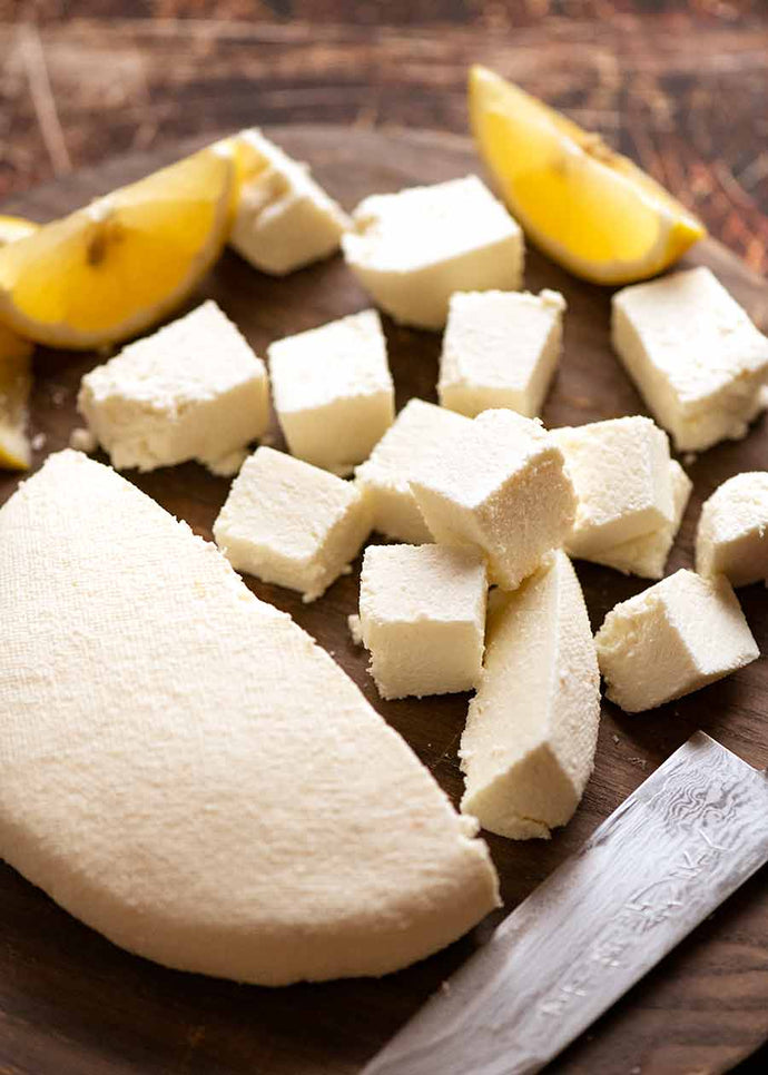 This is a recipe for how to make Paneer, a cottage cheese from the Indian subcontinent used in traditional dishes such as Palak Paneer (Spinach Curry)