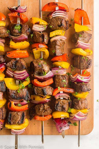 Easy Beef Kabobs {Great for Grilling!}