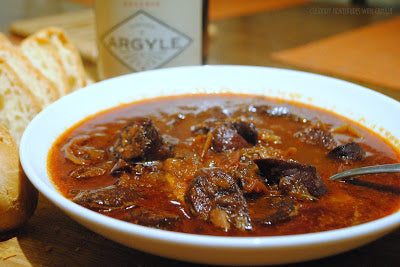 Chorizo Simmered in Red Wine #FoodieReads