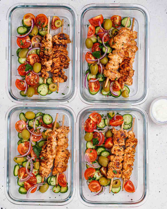 Grilled Chicken Skewers Meal Prep