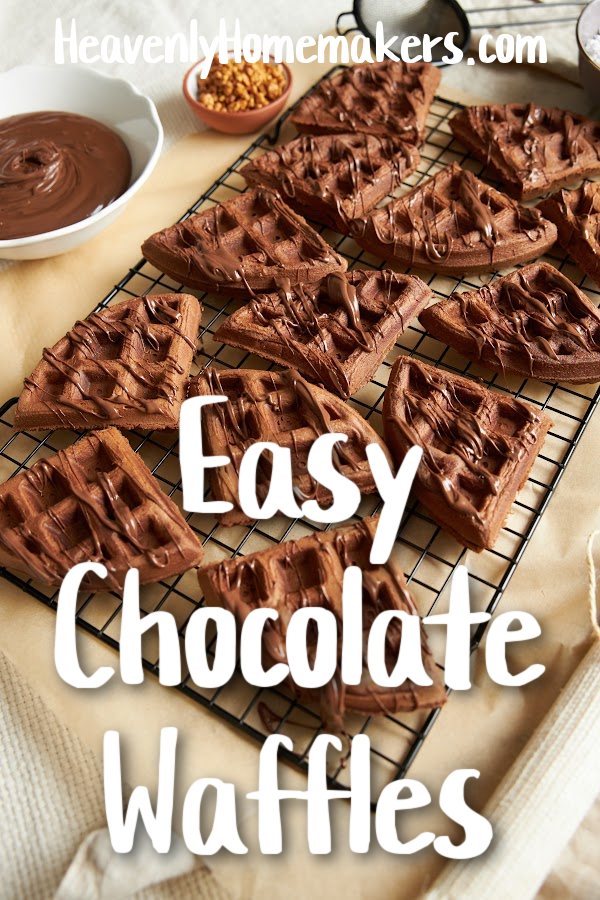 Easy Chocolate Waffles