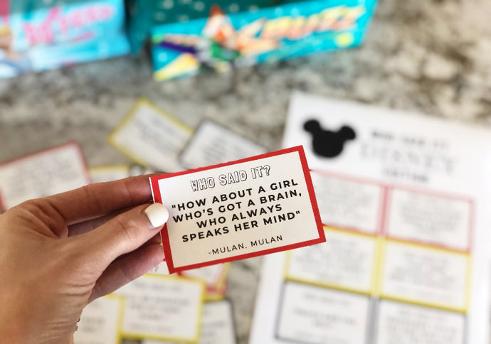 FREE Printable Disney Who Said It Questions! Get Yours Today!