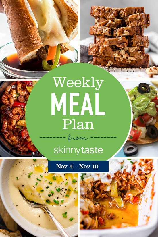 Skinnytaste Meal Plan (November 4-November 10)
