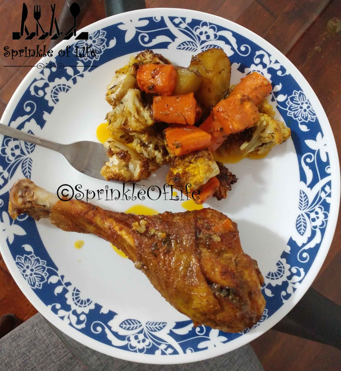 Roast Turkey Leg Dinner