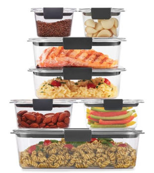 Rubbermaid Brilliance Storage 14-Piece Set: $22.49 (39% off)