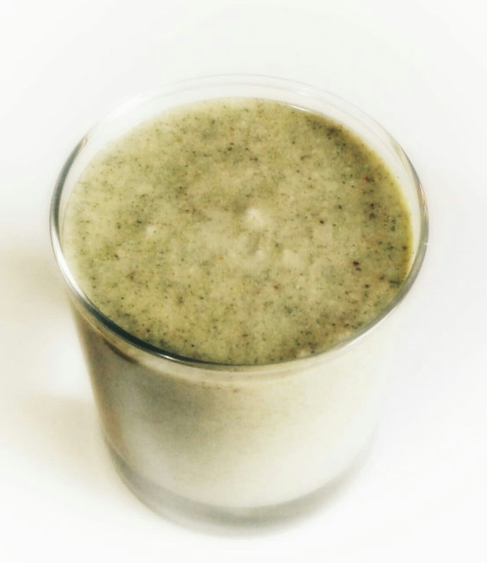 Coconut green shake (vegan, superfood)