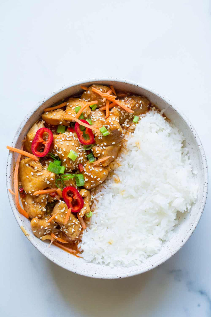 Slow Cooker or Instant Pot General Tso’s Chicken (Paleo)