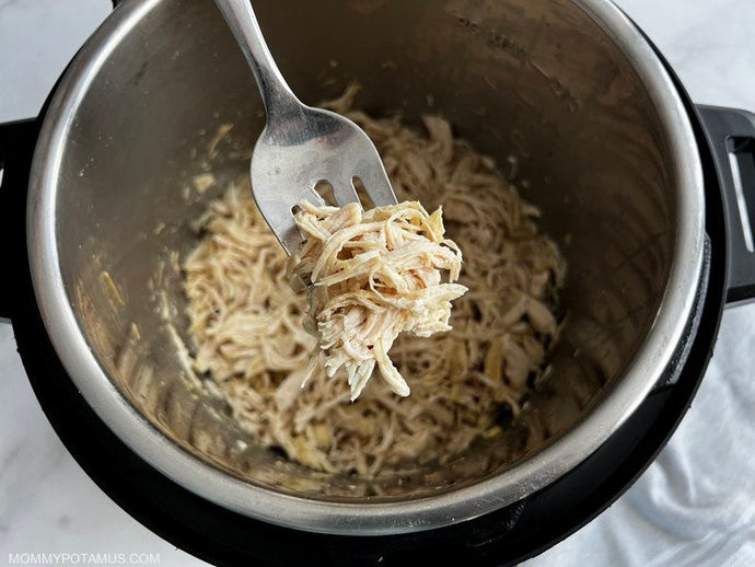 Easy Instant Pot Shredded Chicken (Fresh or Frozen Meat)