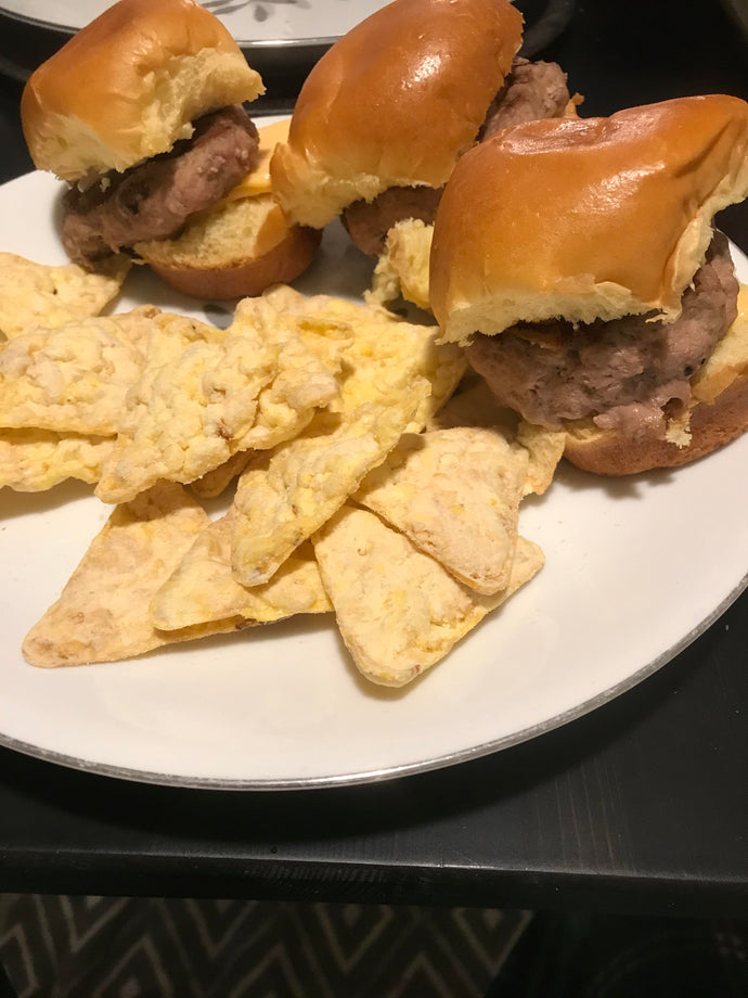 Turkey sliders and chips