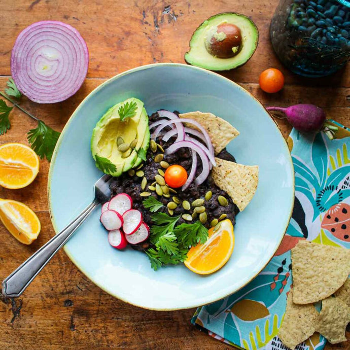 Instant Pot Mexican Black Beans with Epazote