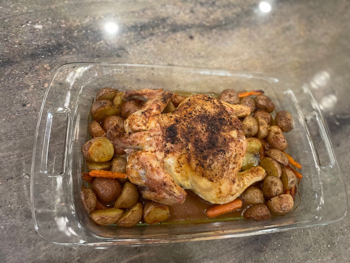 How to Make Quick and Easy Roasted Chicken and Potatoes: One Pan Meal