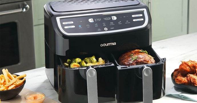 Gourmia 9-Quart Dual Basket Air Fryer Only $68 Shipped on Walmart.com