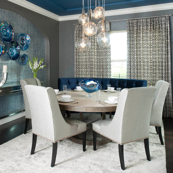 20 Stylish Round Table Dining Room Inspirations Shared by Dallas Leaders