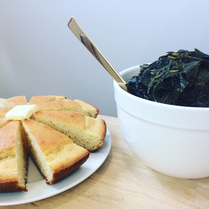 ✨Collard Greens n’ Cornbread🍽🥘