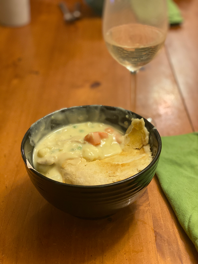 I love chicken pot pie weather!