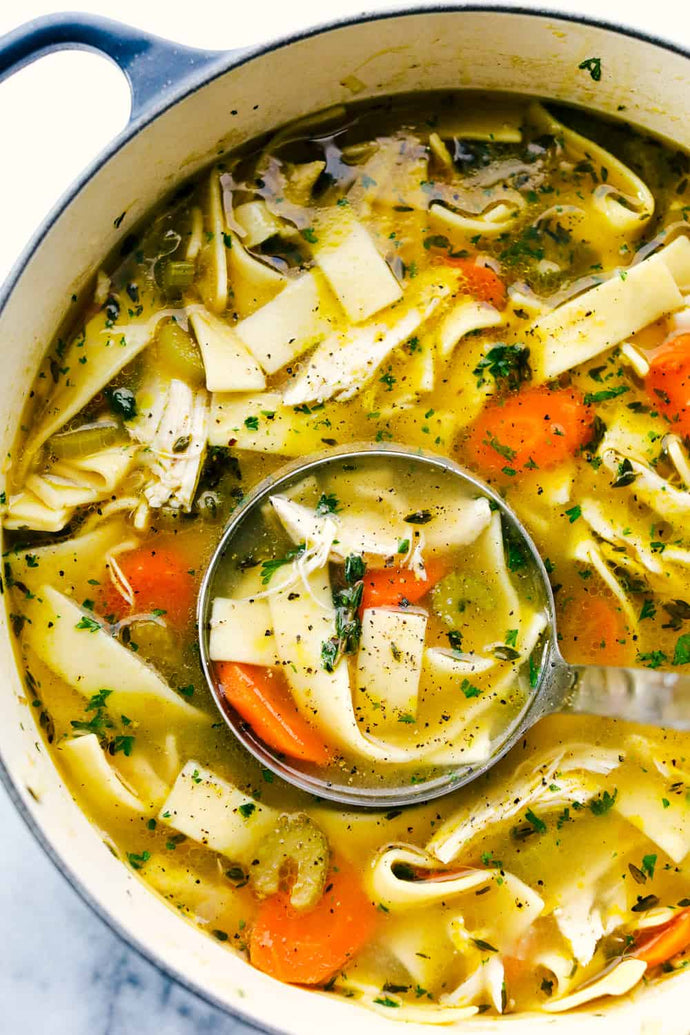 Literally the BEST Chicken Noodle Soup