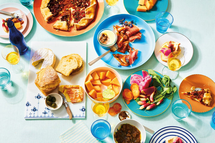 The Recipe for a Winning Brunch: Easy Ingredients Made Special and These Vibrant Table Settings